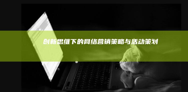 创新思维下的网络营销策略与活动策划